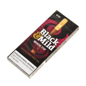 Black & Mild Wine Wood Tips Pk