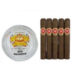 H. Upmann Vintage Cameroon Toro 5-Cigars with Ashtray