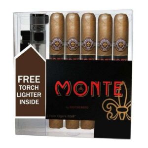 Monte by Montecristo 5 Pack with Lighter