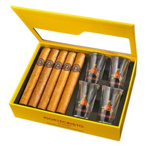 Montecristo Classic 5 Pack Toro with Glass